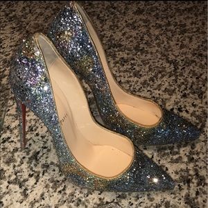 Christian Louboutin Glitter Pigalle Pumps